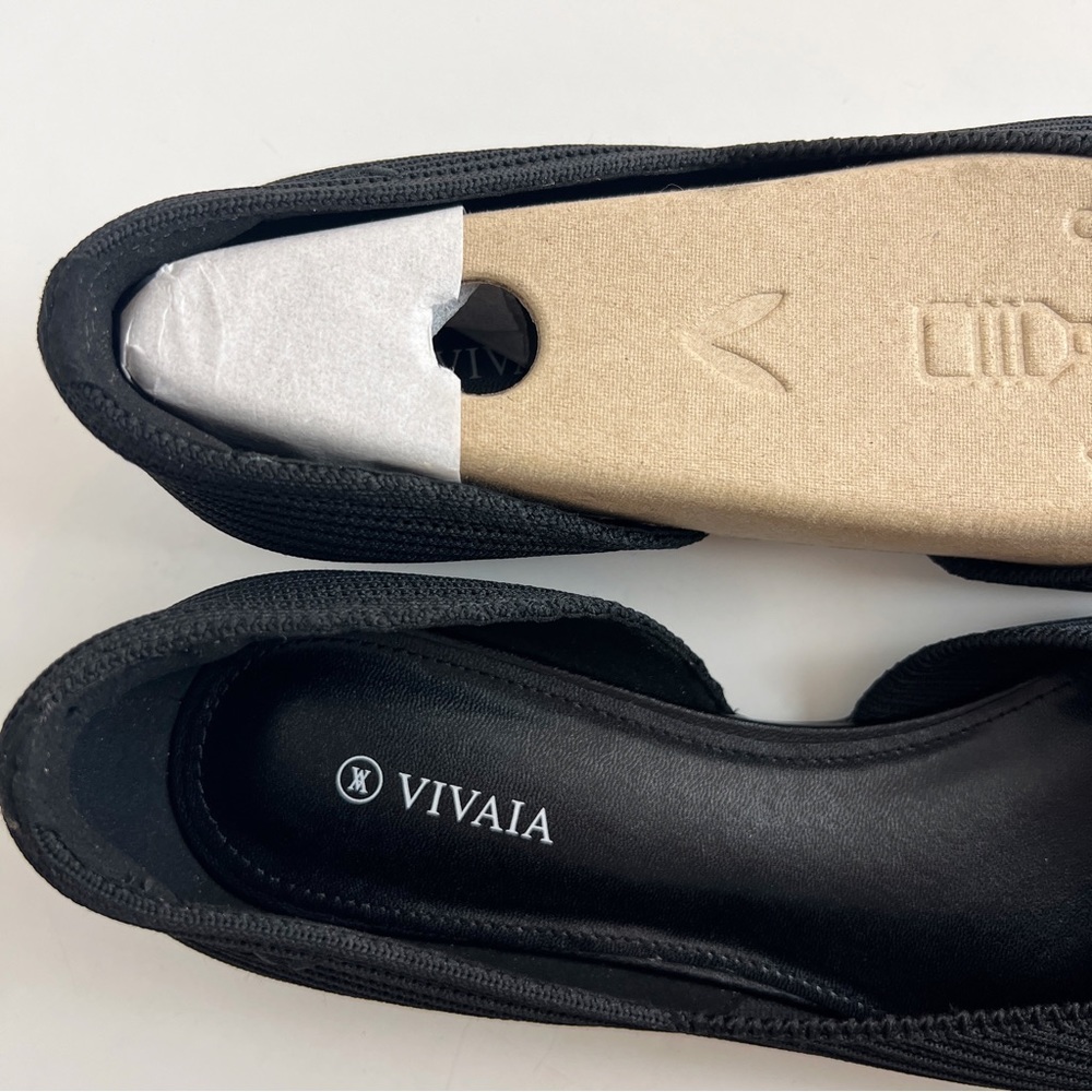 ✖️SOLD✖️•VIVAIA• Pointed-Toe Flats (Melia 2.0 Classic) in Black - Picture 11 of 15